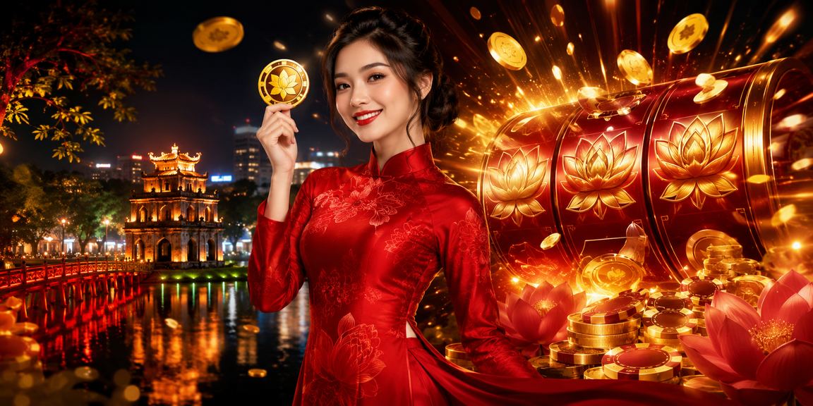 Người dùng Hà Nội trải nghiệm slot game mới trong trang phục áo dài truyền thống